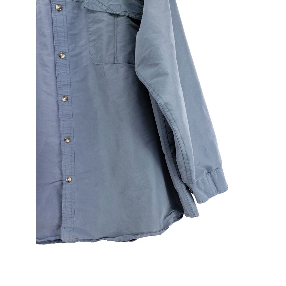 Tallwoods Men's Size XXL Long Sleeve Vented Shirt Gray - Picture 3 of 7